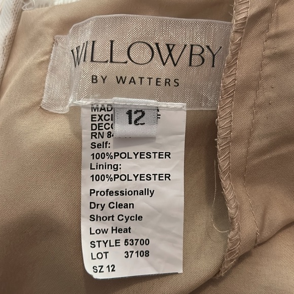 WILLOWBY by WATTERS Harper Wedding Dress Size 12 Z310 - Picture 13 of 13